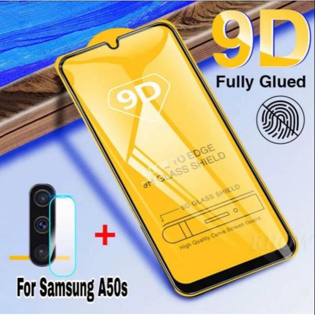 Tempered Glass Samsung A50s + Tempered Glass Camera Samsung A50s 2in1 SC