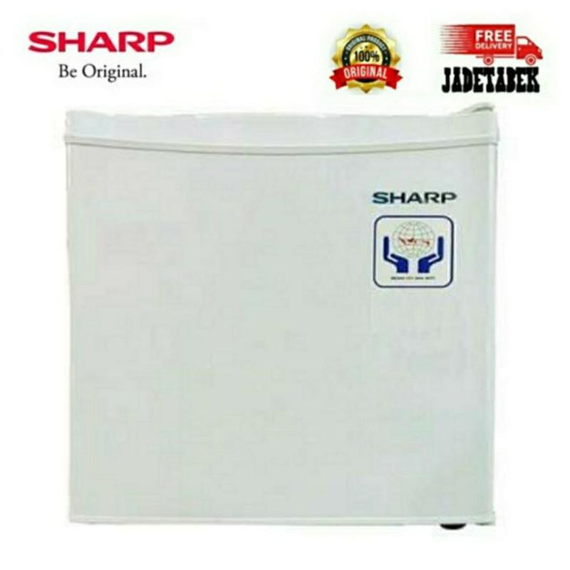 SHARP MINI BAR KULKAS PORTABLE 45 Liter LOW WATT SJ-50MB-XW