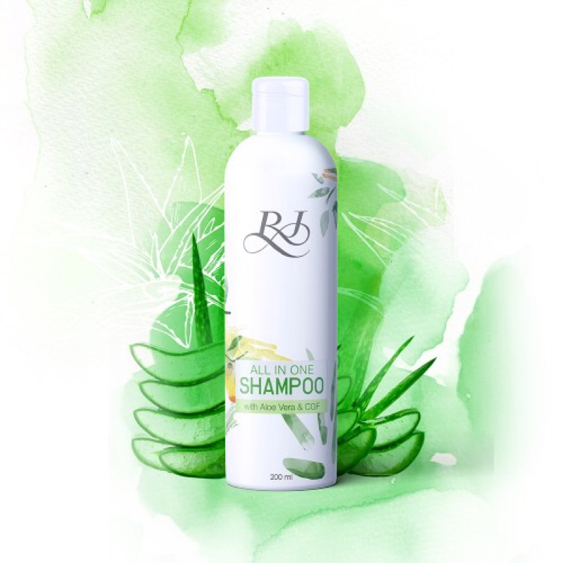 RJ ALL IN ONE SHAMPOO CNI ASLI ORIGINAL ISI 200 ML
