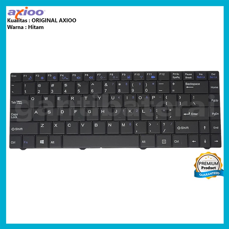 Keyboard Laptop Notebook Axioo HNM hitam