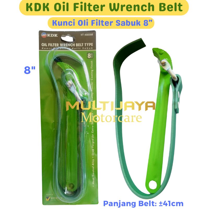 Kunci Oli Filter 8&quot;  12&quot; Model Sabuk - Oil Filter Wrench Belt 8 Inch 12Inch