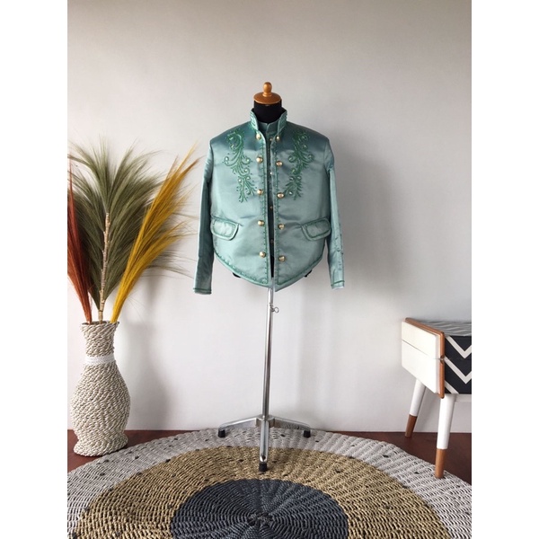 beskap pengantin solo hijau wardah