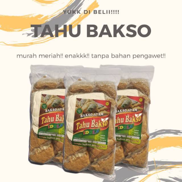 

Tahu baso ayam idola murah, enak crunchy, frozen food