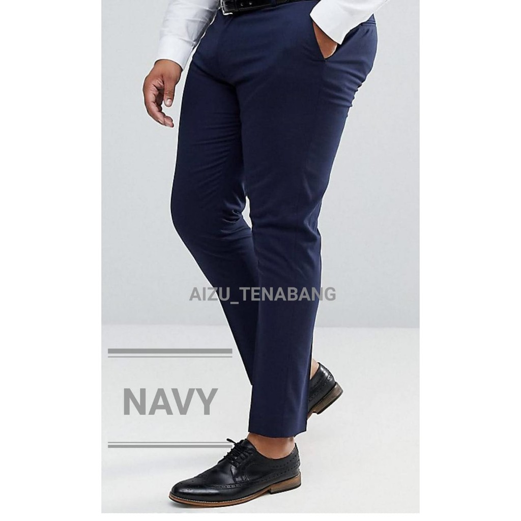 CELANA KANTOR SLIMFIT PRIA FORMAL/CELANA BAHAN PRIA/CELANA KERJA KANTOR PRIA