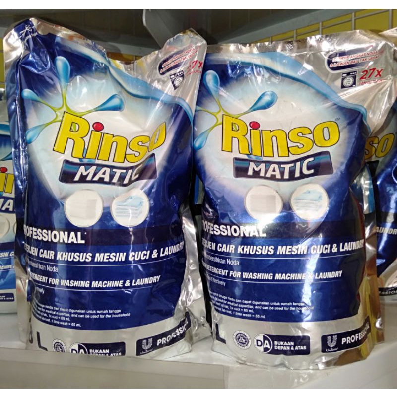 Rinso Matic Deterjen Cair (1,8 liter)