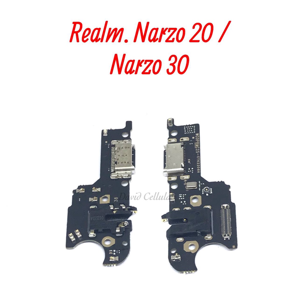 PCB REALME NARZO 20 / REALME NARZO 30 - PAPAN KONEKTOR CAS
