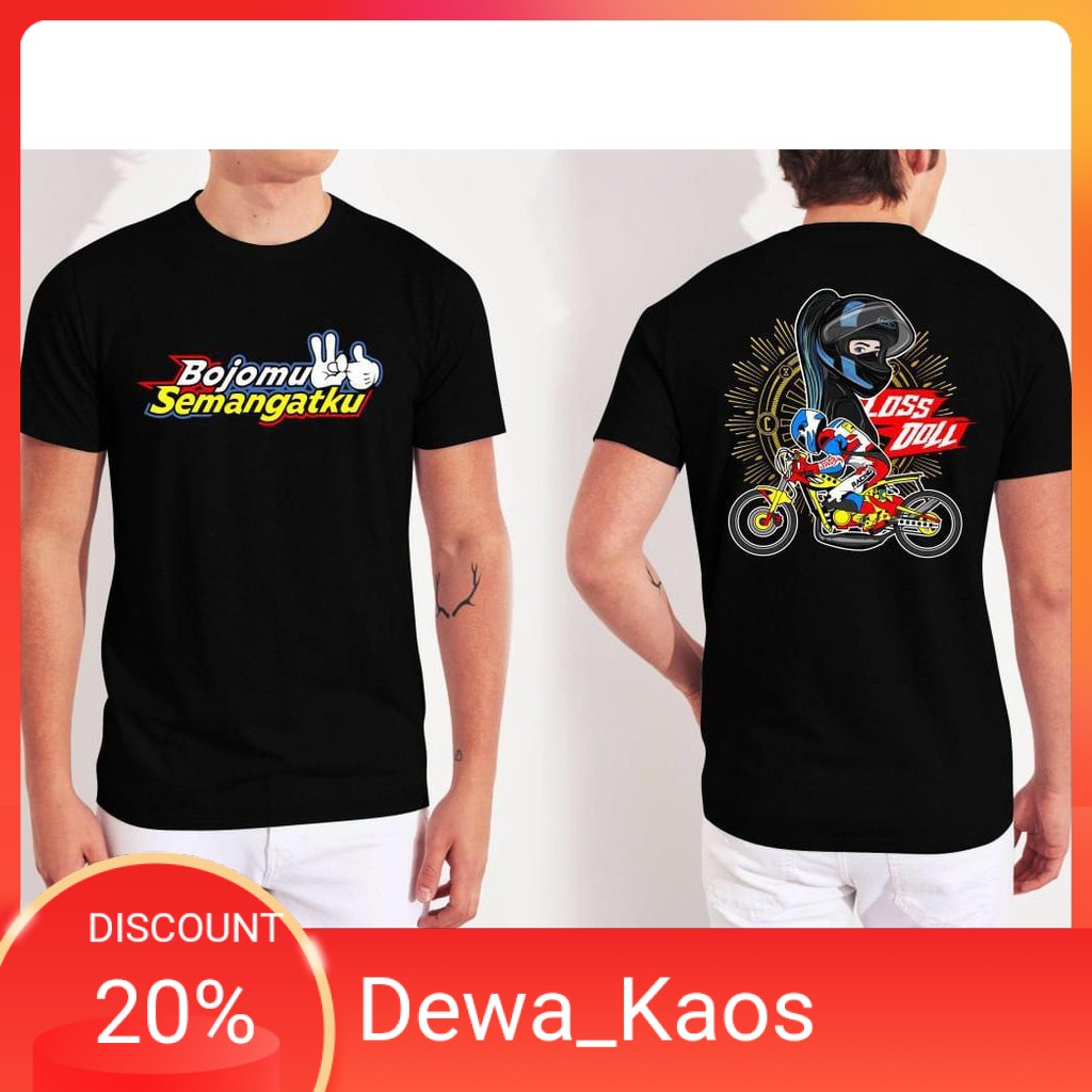 RT31 / KAOS LOSS DOLL BOJOMU / KAOS PRIA / KAOS DISTRO / KAOS KEREN