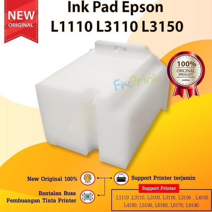 

INKPAD MAINTENANCE BOX EPSON L3110 L3156 L4150 L4160 L5190 L6160 - INKPAD BOX ORIGINAL