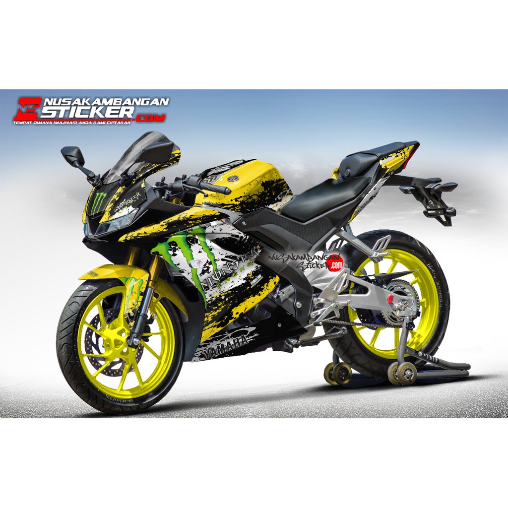 Stiker R15 V3 VVA 155 - Livery Moto GP Kuning
