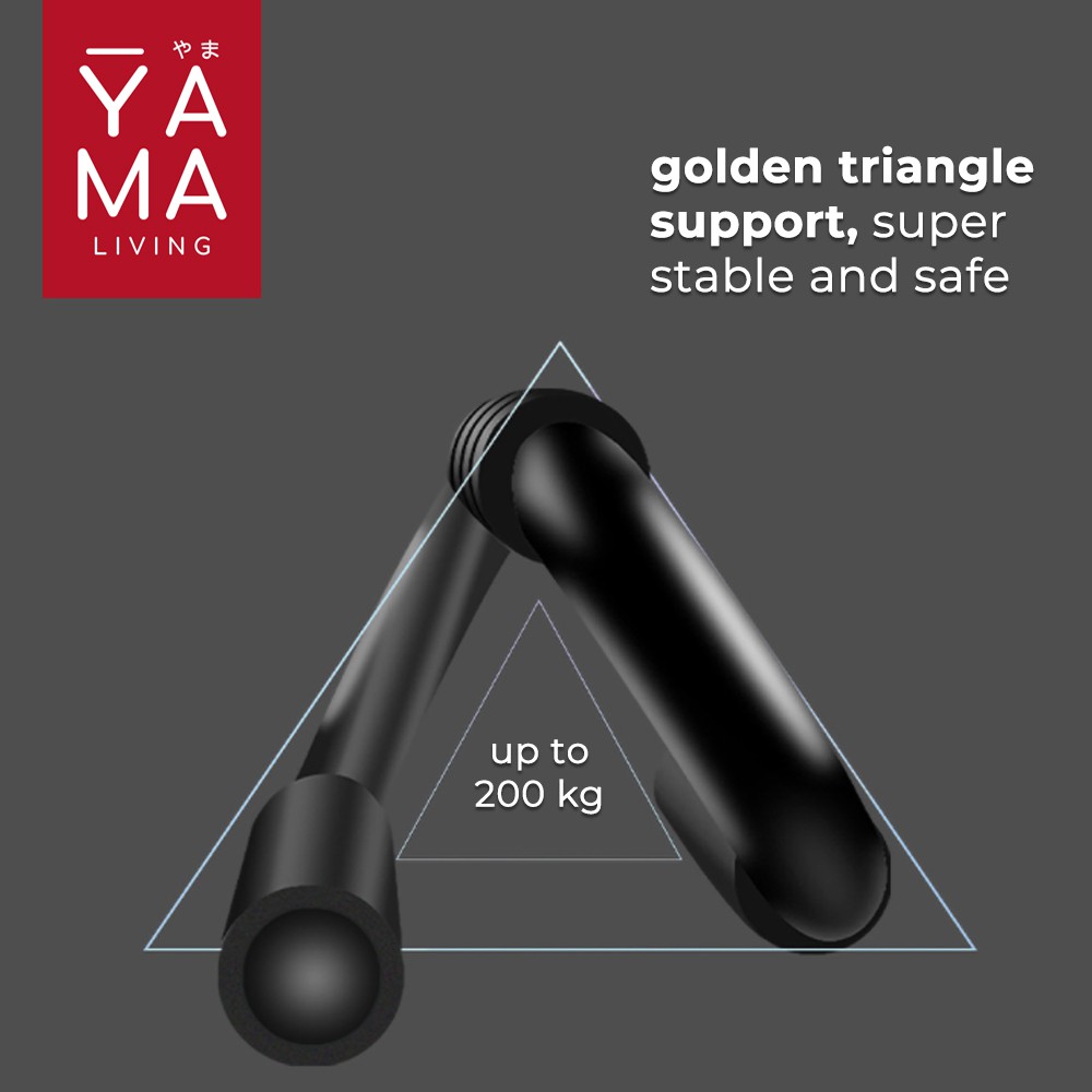 YAMA KYOGI Push Up Stand Bar Alat Bantu Push Up Bar Olahraga Fitness