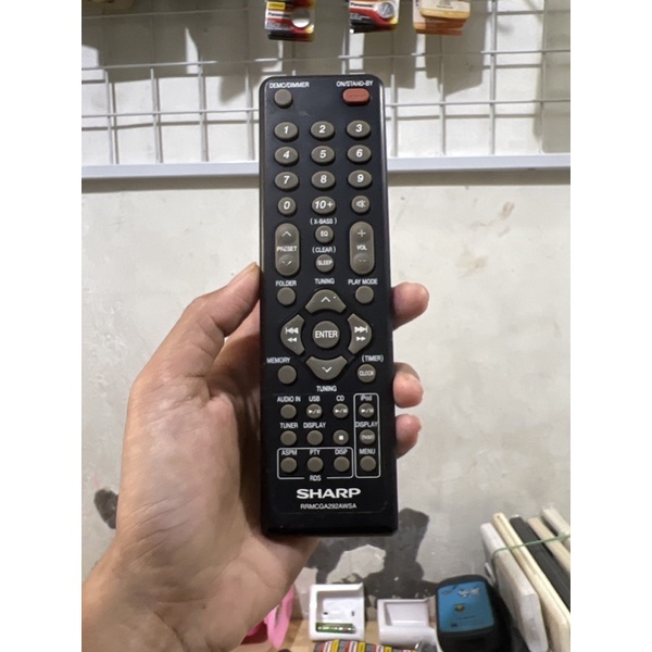 REMOTE REMOT SHARP RRMCGA292AWSA ORIGINAL ASLI