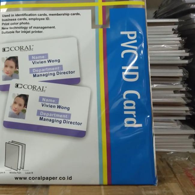 ♨ PVC ID Card Coral ✷