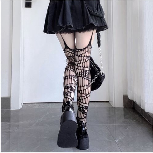 PH-25 Pantyhose Kaos Kaki Jala Net Fishnet Overknee Socks