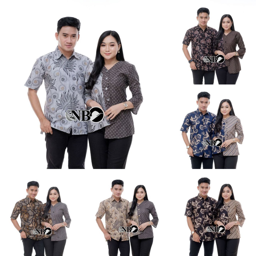 TERBARU BAJU SERAGAM BATIK - Couple sweet - Batik Couple Ori Ndoro Jowi DNT Garansi ory|ruzlimumet