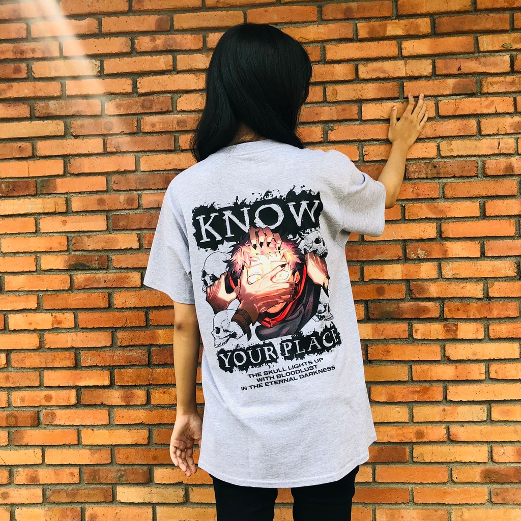 Kaos Yuji Sukuna Skull Anime Manga Jujutsu Kaisen Premium Unisex