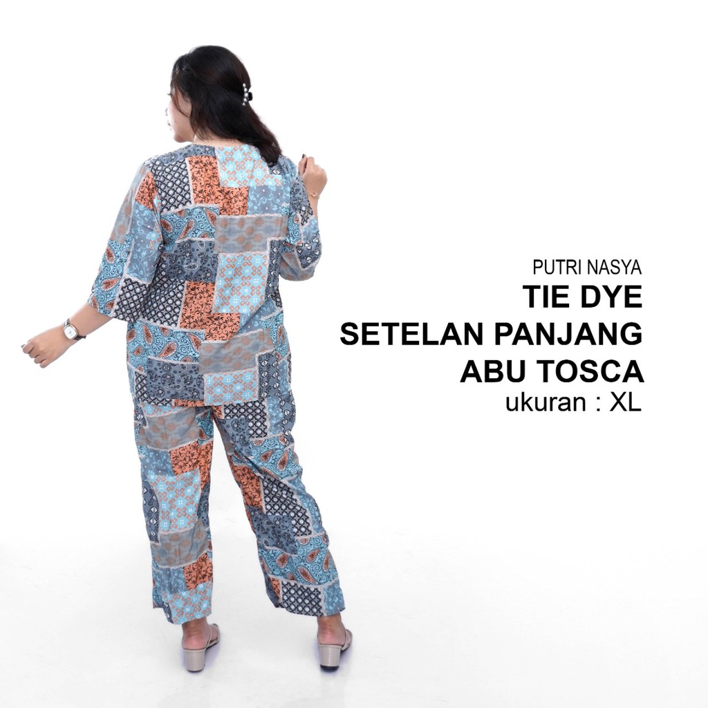 Tie Die Big Size / Tie Dye / One Set / Setelan Celana Panjang Big/ Setelan Big Size  / Tie Dye Jumbo