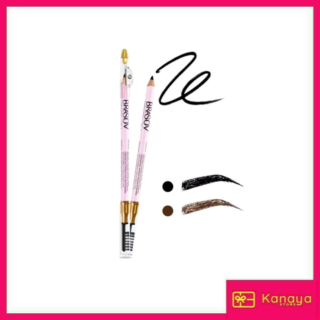 (BISA COD) Brasov Eyebrow Pencil - Pensil Alis Type A