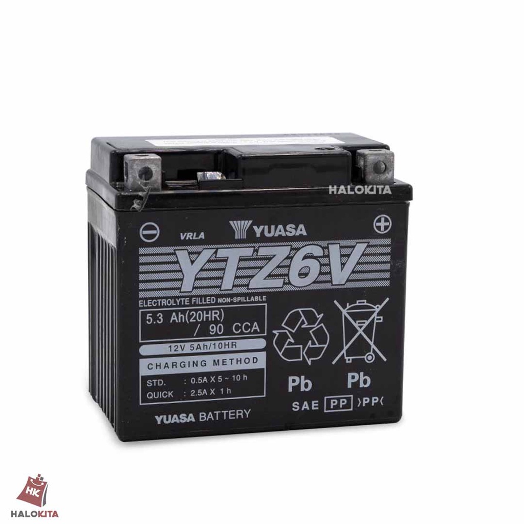 YUASA ACCU YTZ6V (SATRIA-FU)
