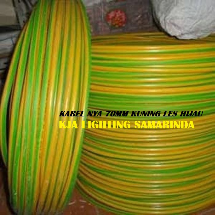 Kabel Grounding Eterna NYA 70mm / NYA 70 mm / NYA 1x70mm kuning hijau