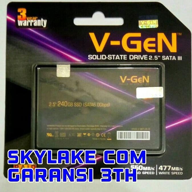 SSD V-GEN 240GB 2.5" / VGEN