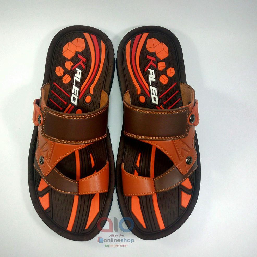 [KODE Y8] Sandal Jempol Cowok 33 - 37 Casual Anak Laki Laki Remaja Tanggung Kaleo KLO 24 Bahan Kulit