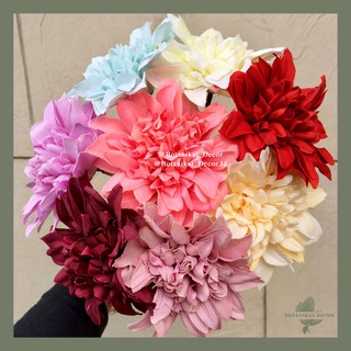 Artificial Flower Dahlia bunga palsu plastik imitasi Artificial Flower Dahlia bunga palsu plastik imitasi