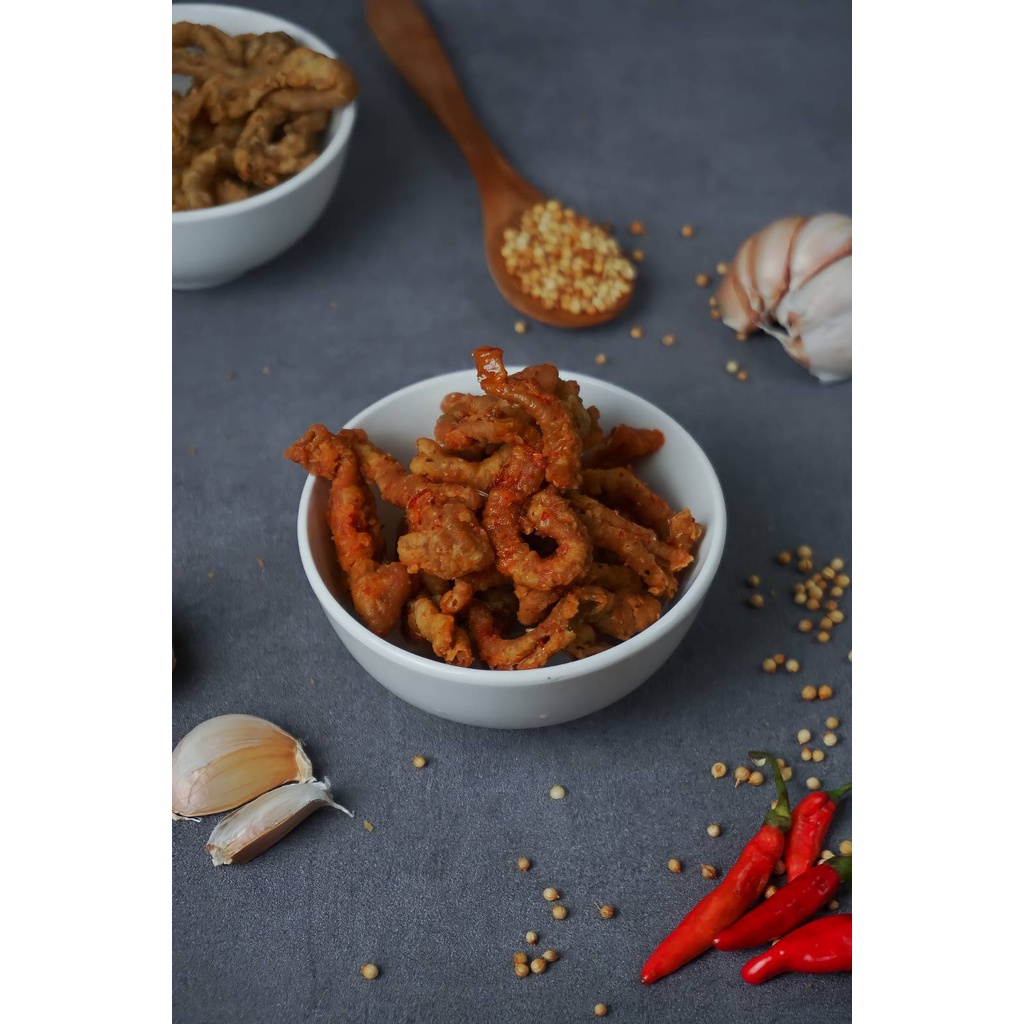 

Keripik usus / Usus Crispy / Usus Ayam Crispy / Bumbu Rempah Asli