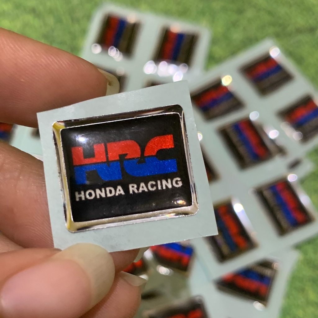 STICKER EMBLEM 3D SPEEDOMETER HRC LOGO