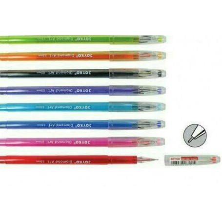 

[BigSale]-006 Pulpen gel Joyko diamond art set 8 warna