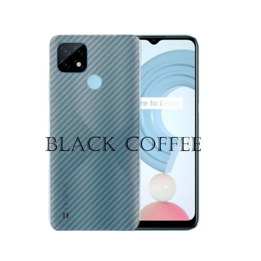 SKIN CARBON Anti gores BELAKANG REALME C25 / REALME C21 2021