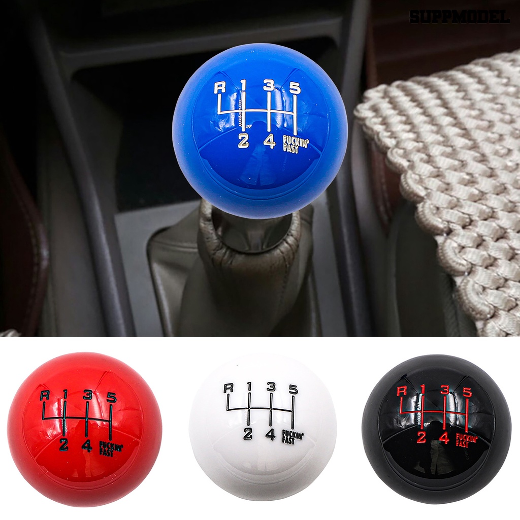 Suppmodel SK110 Knob Tuas Perseneling Mobil 5-kecepatan Bentuk Bola Bahan Akrilik