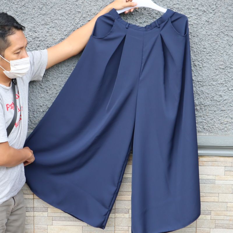 Wide pants Celana Kulot Lebar by riZAru