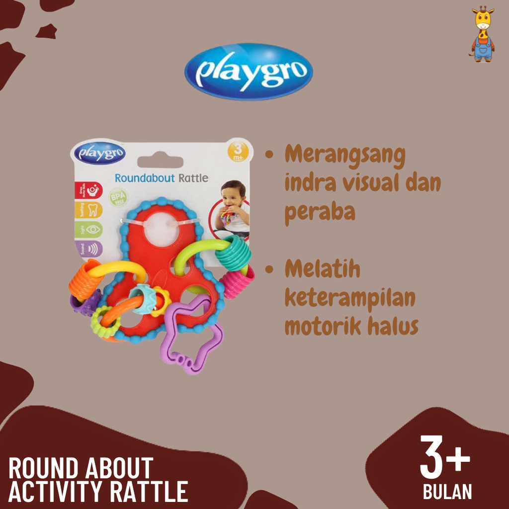 Playgro Round About Activity Rattle