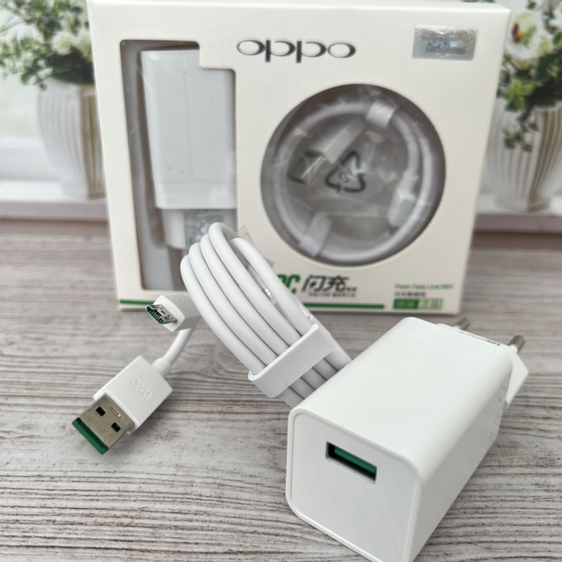 Charger Oppo VOOC 4A Fast Charging Original  Micro USB / Charger Oppo F9 F1plus F3plus