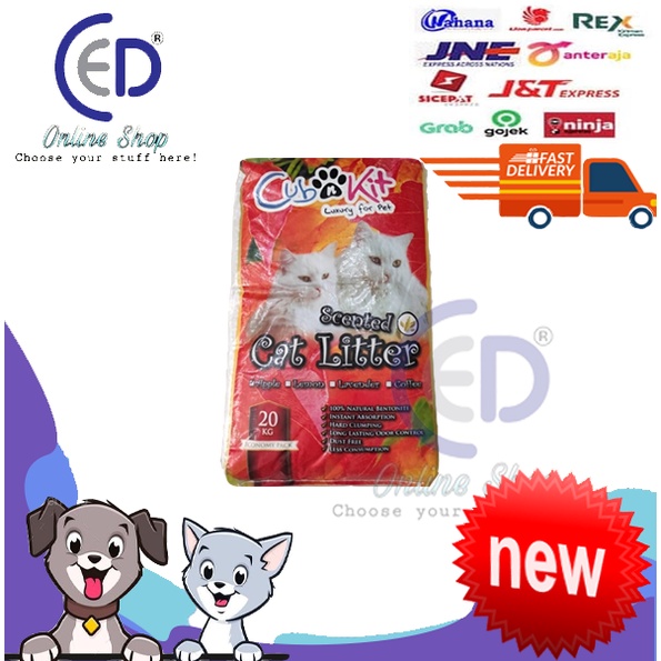 PASIR KUCING CUB N KIT 20KG MARKOTOPS ( EKSPEDISI )