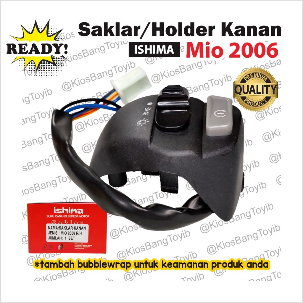 Saklar Holder Handle Switch Kanan Mio 2006 -ISHIMA-