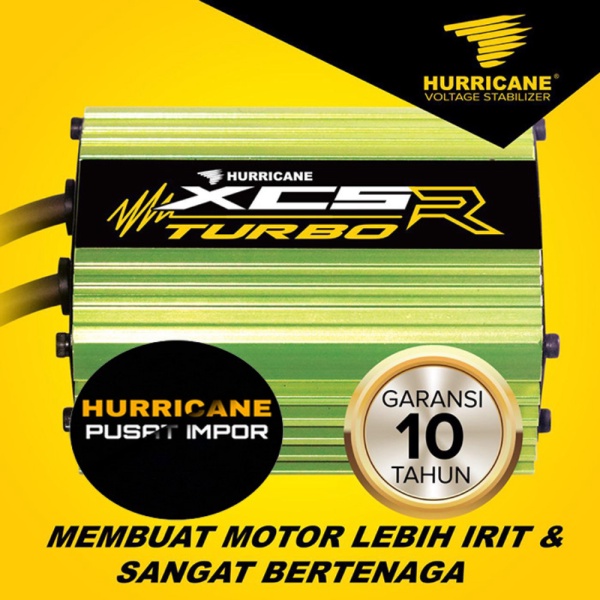 Hurricane XCSR Turbo Stabilizer Aki Penghemat BBM Motor