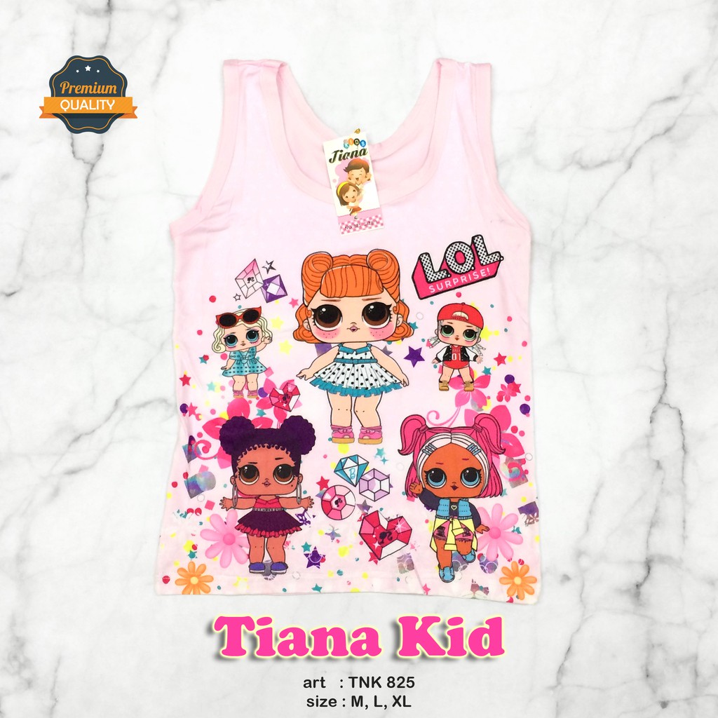 TIANA KIDS | Tanktop Anak  / Atasan Anak  / Singlet Anak  / art TNK 825