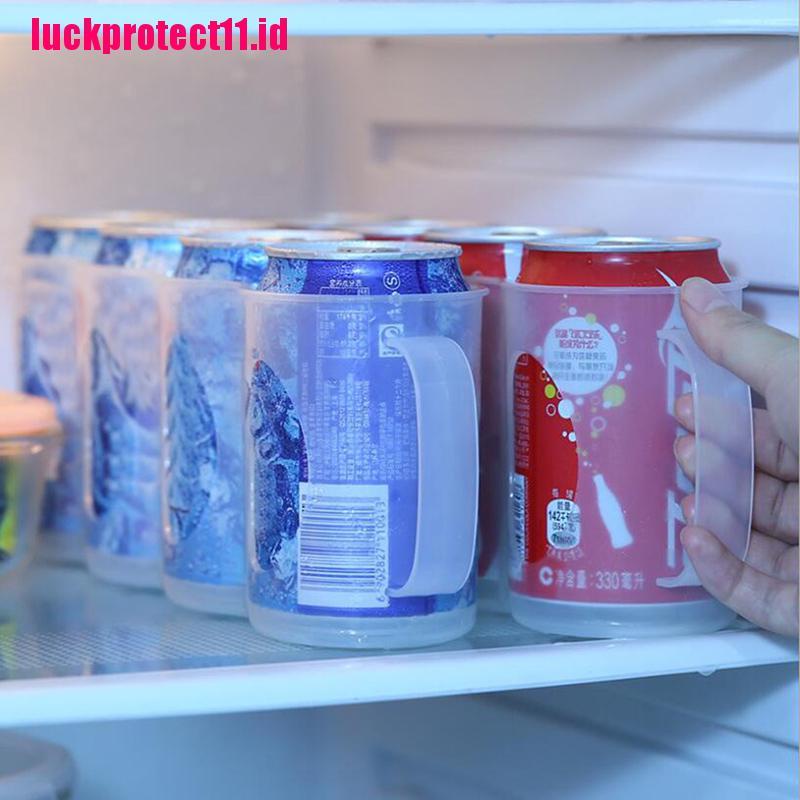 (LUCK11) Kotak Penyimpanan Botol Minum Transparan Untuk Kulkas