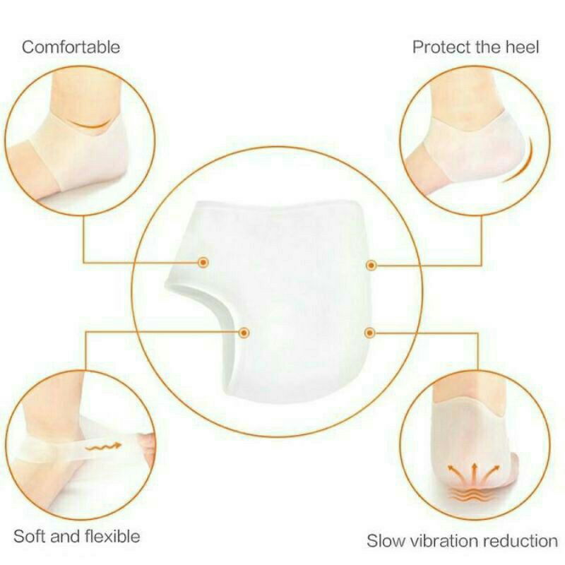 sepasang silicon pelindung kaki anti lecet