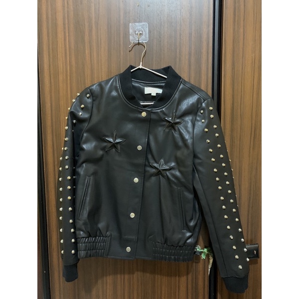 Jaket Kulit Leather Hitam