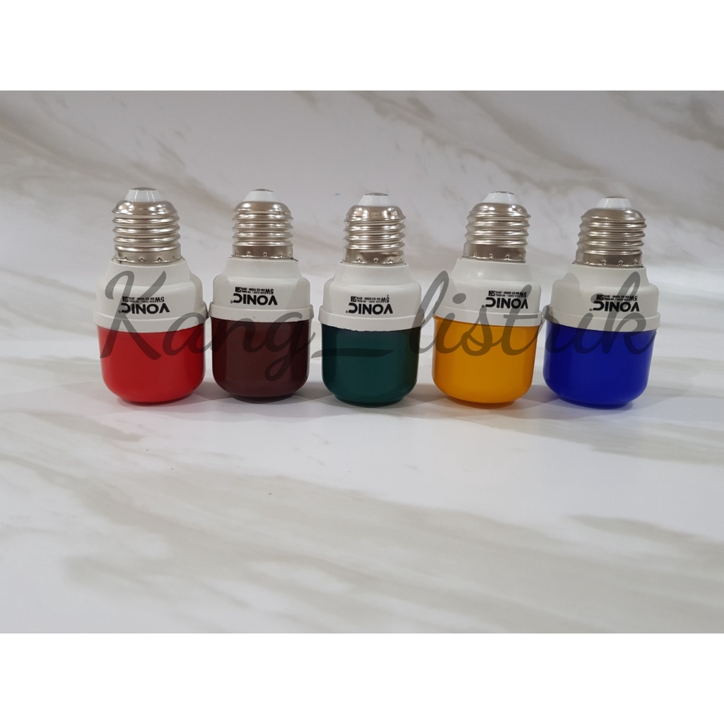 Bohlam LED Kapsul WARNA VONIC ENTER / Lampu LED WARNA 5W VONIC ENTER
