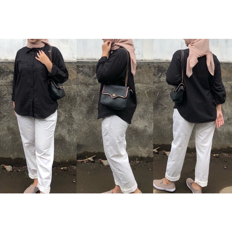 Kemeja Linen Oversized