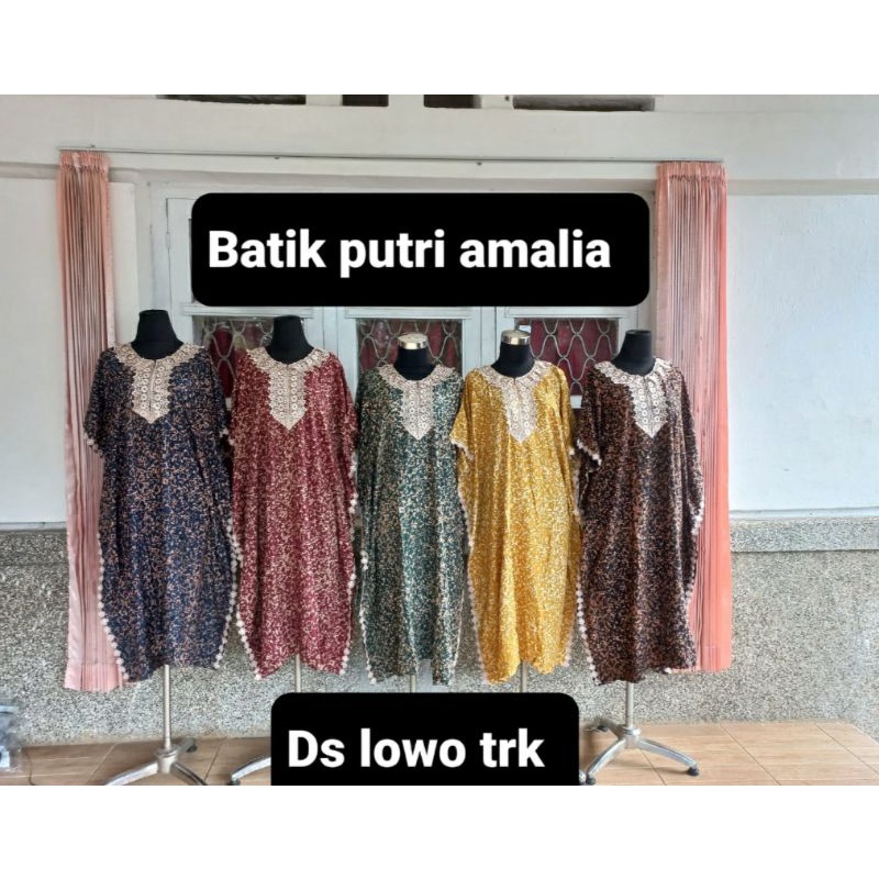 Daster Arab Renda Lowo Batik Cap Premium