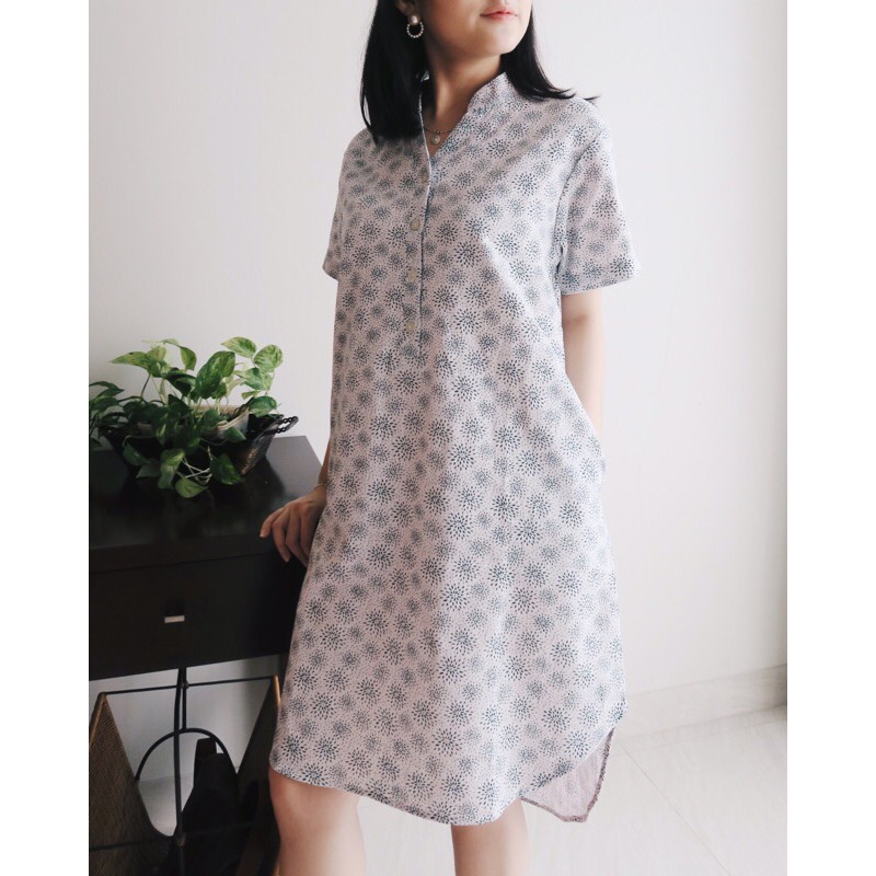 Larissa Dress Linen- Dress Wanita, Dress Kasual, Dress Linen, Dress Maxi, Big Size Dress