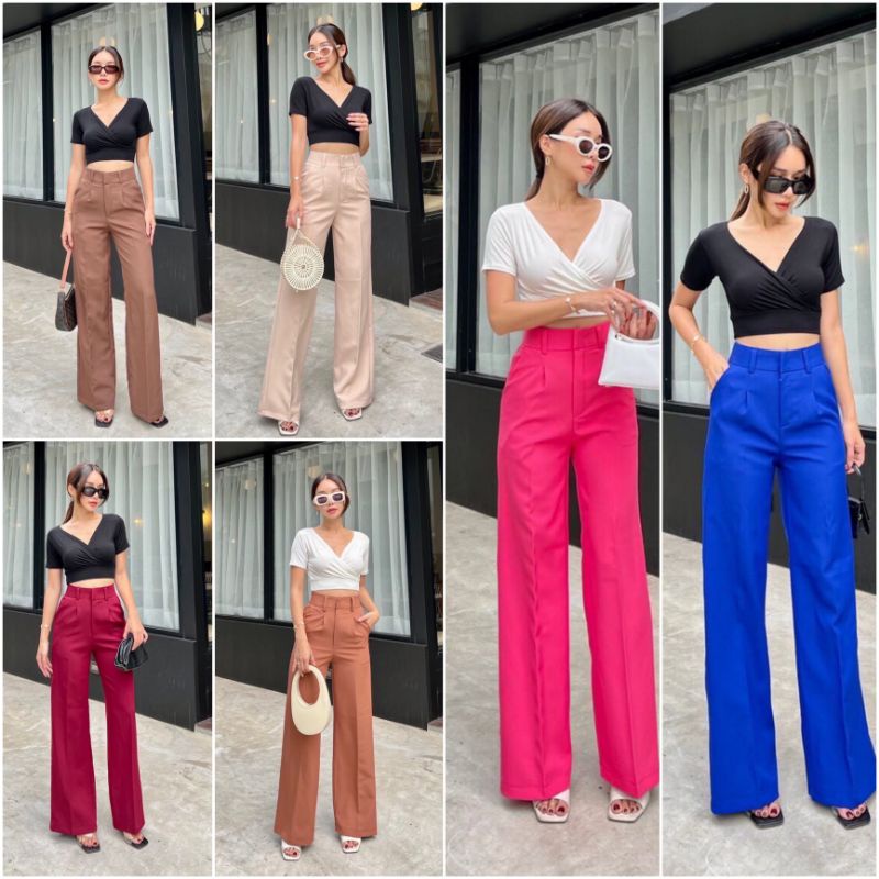 New Promthong hw kulot KZD11 import bangkok celana panjang wanita fashion murah bkk korean style