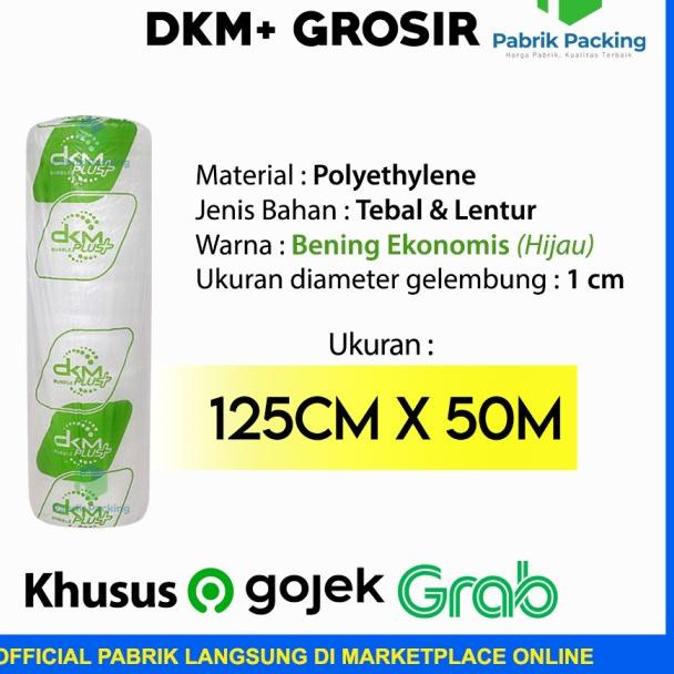 

➮ PLASTIK BUBBLE WRAP 125CM X 50M - BUBBLE WRAP DKM+ PREMIUM MURAH /ROLL - HITAM PREMIUM ➣