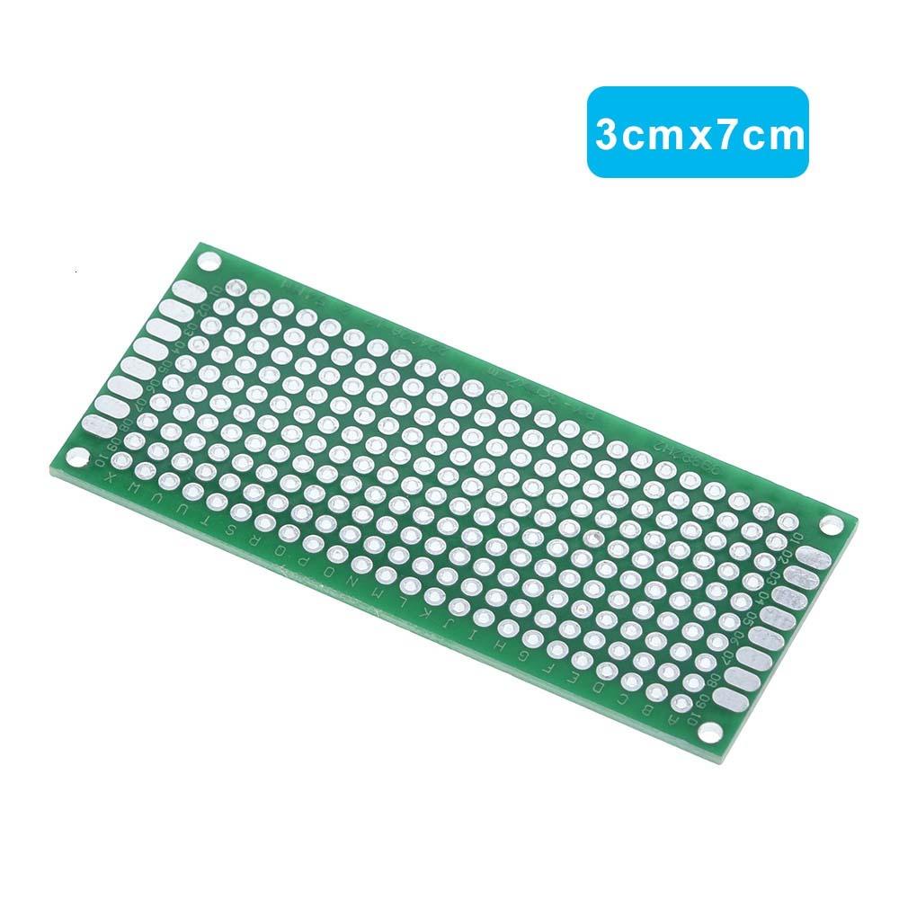 Papan Sirkuit Cetak Agustina 2x8cm 3x7cm Double Side Circuit Board Test Protoboard 5x7 4x6 3x7 2x8cm 5x7cm Papan Tempat Roti