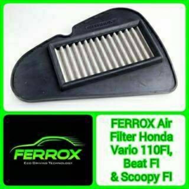 Filter Udara FERROX Untuk Motor BEAT FI,  VARIO 125 LED, SCOOPY FI, BEAT POP DLL.