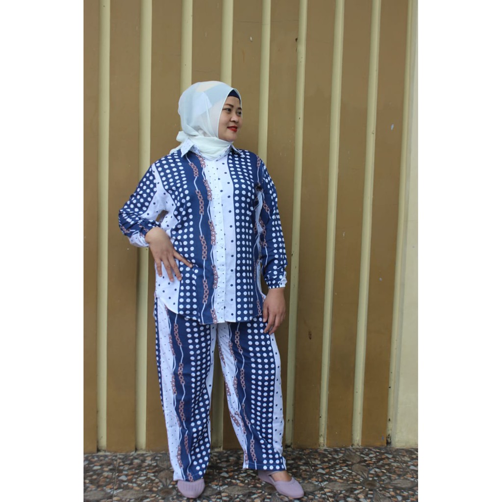 KALILA - PRISTY Big Size Setelan Wanita Oversize